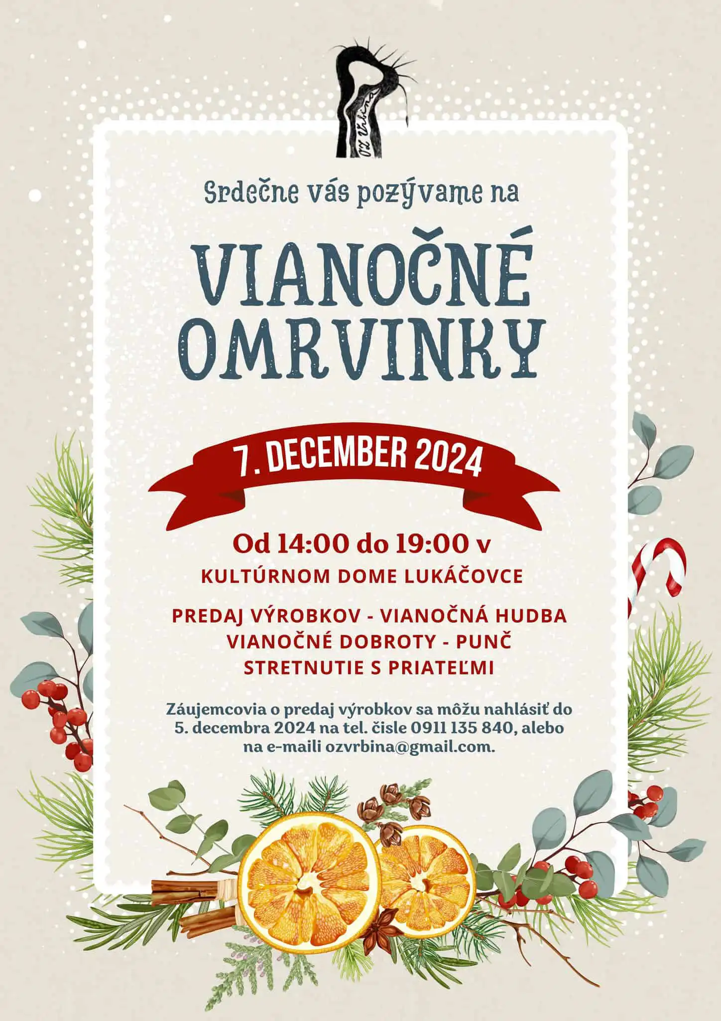vianočné omrvinky – Plagát