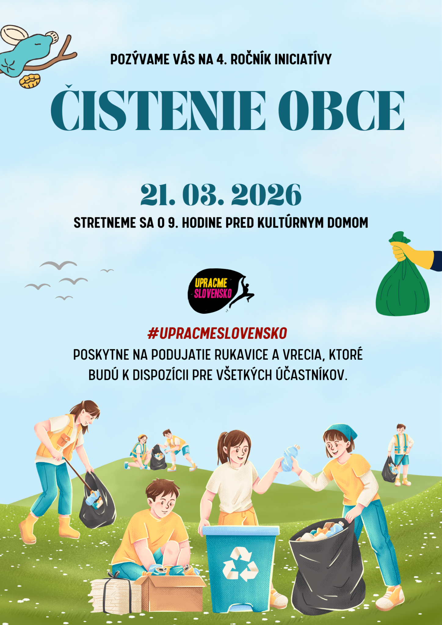 Den zeme – Cistenie obce