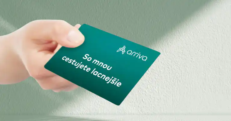 Cestujte s ARRIVA Nitra aj bez plastovej dopravnej karty.