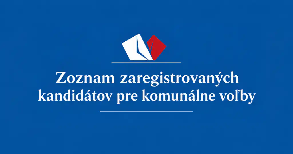 Zoznam zaregistrovaných kandidátov pre voľby 24. októbra 2026