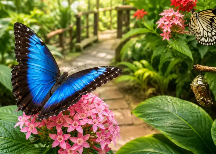Tip na výlet: Navštívte Motýliu záhradu vo Vlčkovciach 🦋