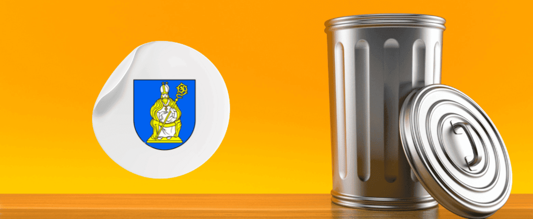 Nálepky na smetné nádoby