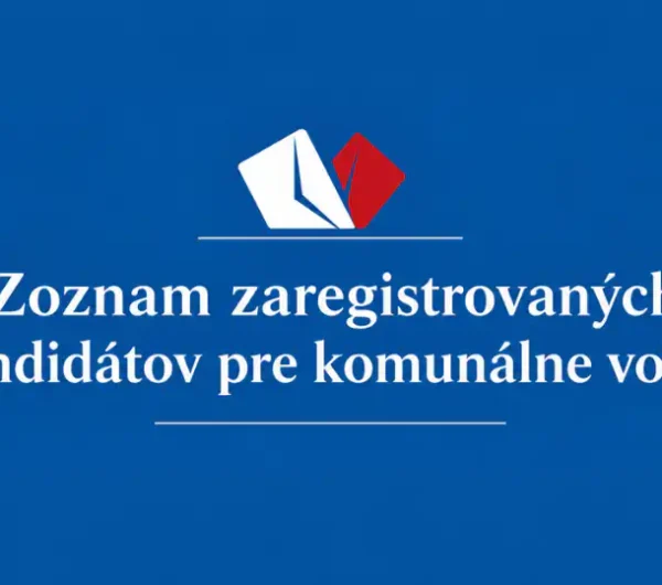 Zoznam zaregistrovaných kandidátov pre voľby 24. októbra 2026